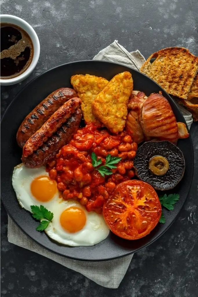 Traditiona irish breakfast